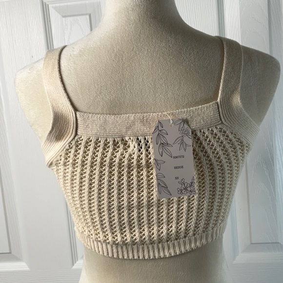 Willow & Wind - Crochet Crop Top Women Size S - Picture 3 of 8